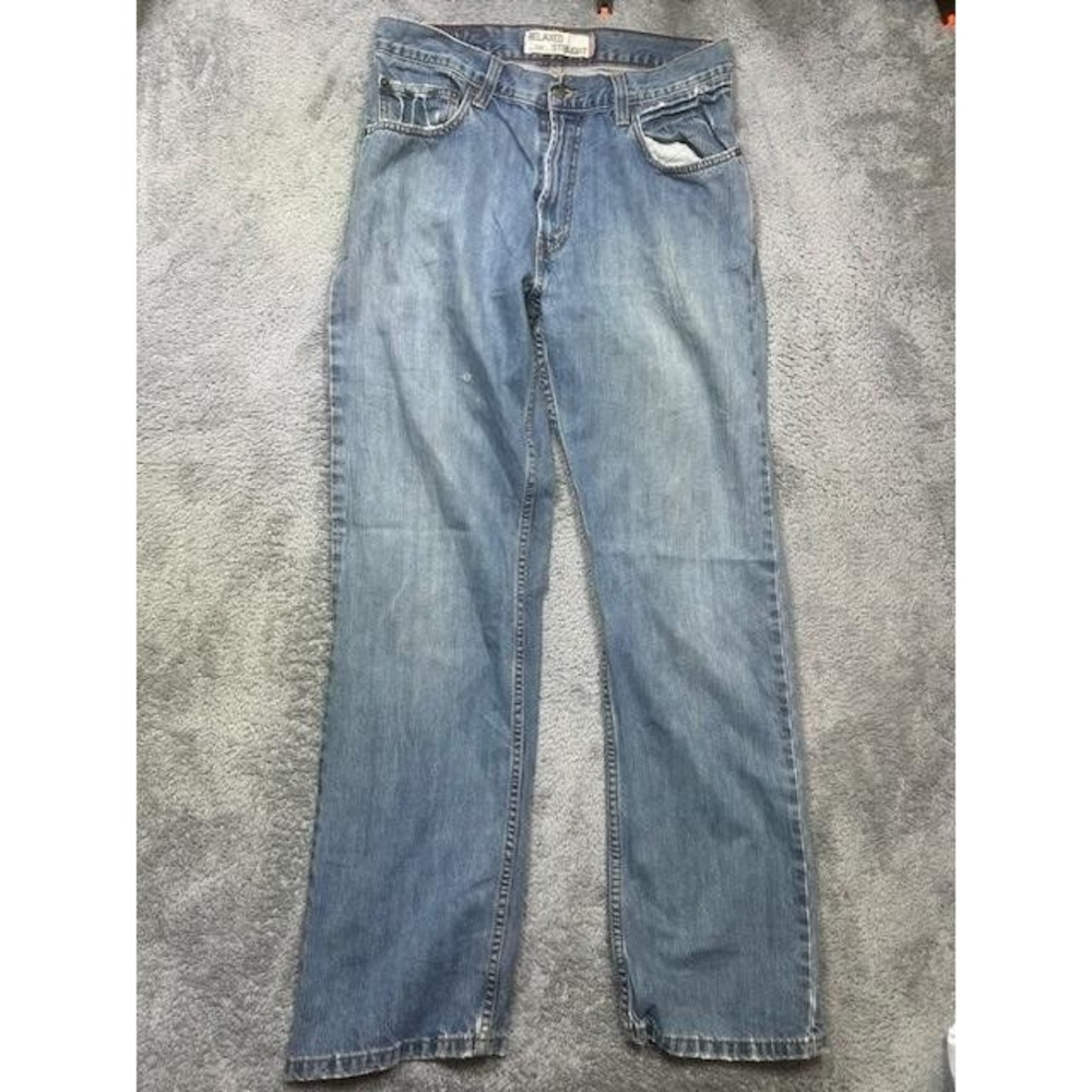 Vintage Levis 559 Jeans‎ Mens 32x34 Blue Relaxed Straight Distressed Denim HOLES